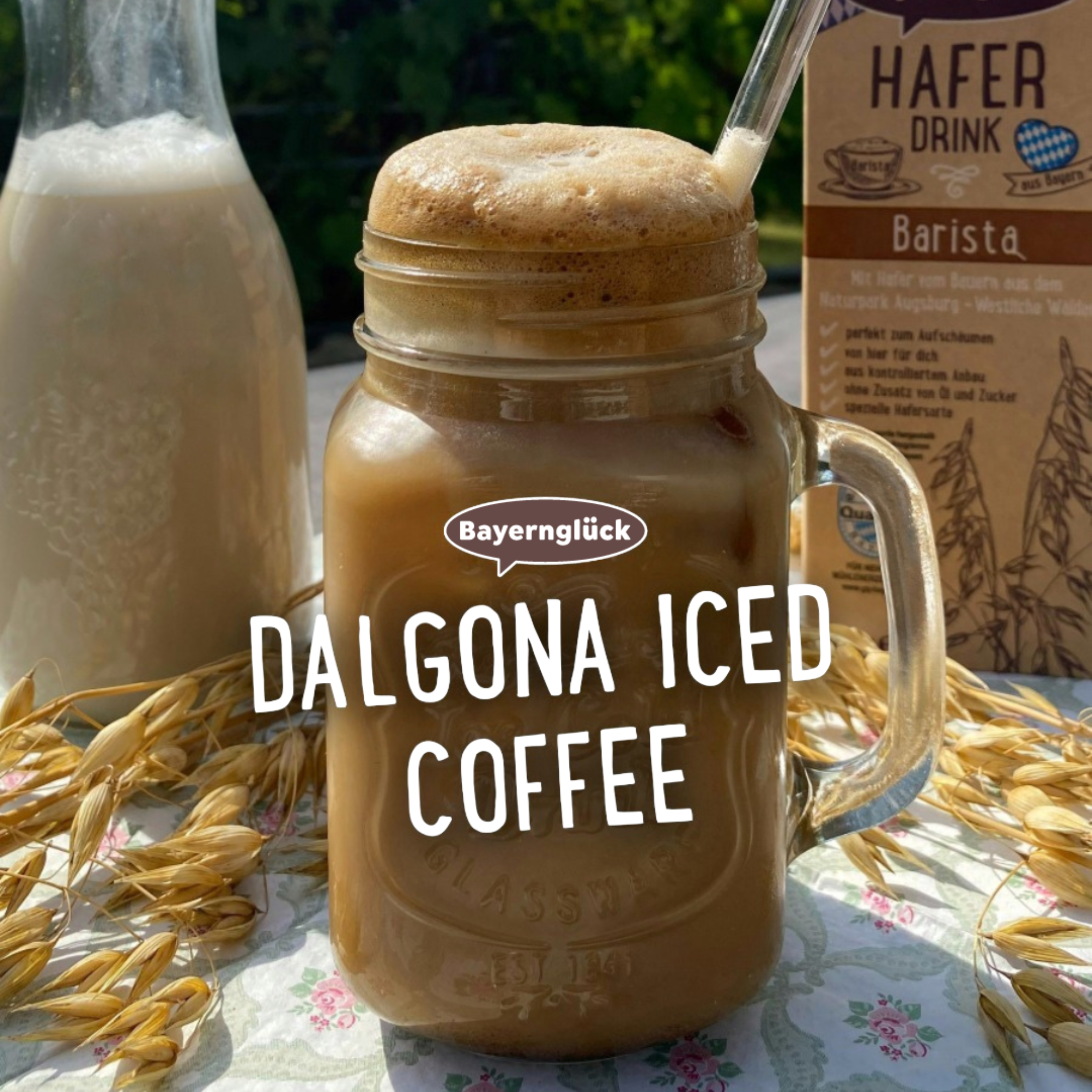 Dalgona Iced Coffee